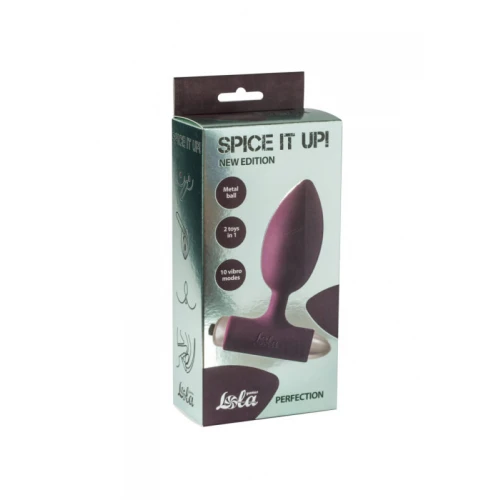 Vibrerende Buttplug Spice it up New Edition Perfection Donkerrood - Afbeelding 3