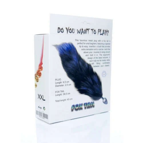 Fox TAIL - Buttplug Met Staart - Zwart XXL - Afbeelding 6