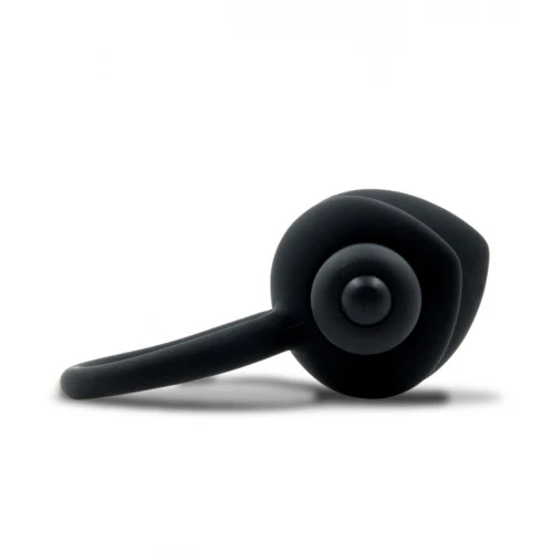 Mr.Cock The Bang Vibrerende Silicone Cockring Zwart - Afbeelding 3