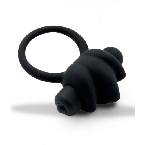 Mr.Cock The Bang Vibrerende Silicone Cockring Zwart - Afbeelding 4