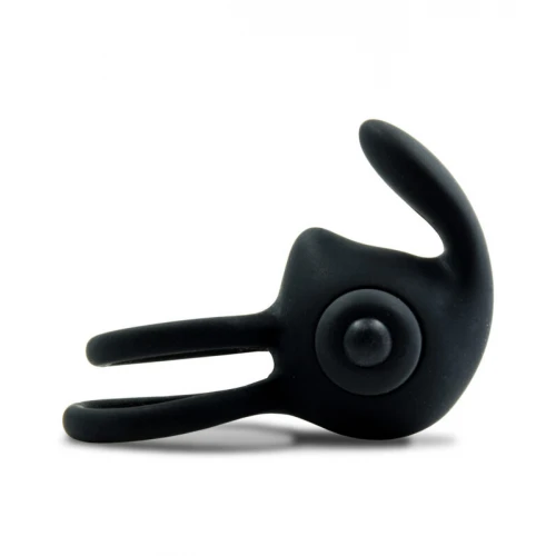 Mr.Cock Ultimate Vibrerende Silicone Cockring Zwart - Afbeelding 3