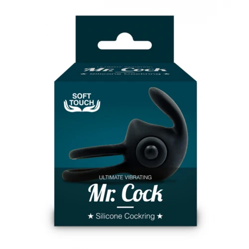 Mr.Cock Ultimate Vibrerende Silicone Cockring Zwart - Afbeelding 6