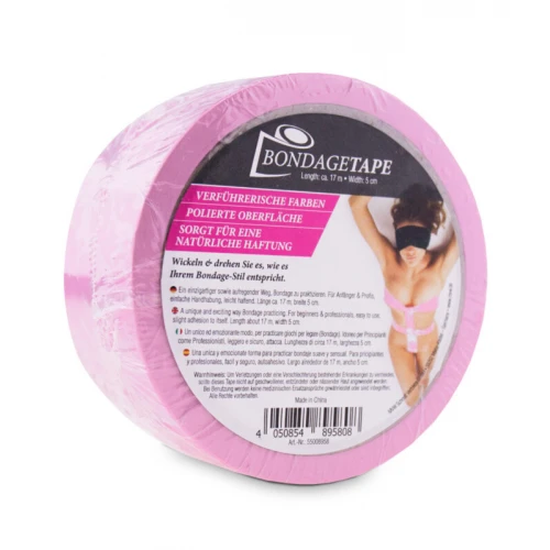 55008959 Bondage Tape Pink Front Packshot 100 scaled