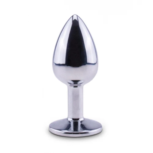 RelaXxxx Zilver Starter Metalen Buttplug Roze Maat S - Afbeelding 3