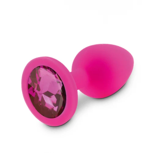RelaXxxx Silicone Buttplug Diamand Roze/Roze Maat S