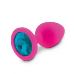 RelaXxxx Silicone Buttplug Diamand Roze/Blauw Maat S