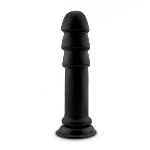 Mr.Cock Grote Dildo X-Treme Line Ribbed Cock Dildo Met Ribbels Zwart 28 cm - Afbeelding 4