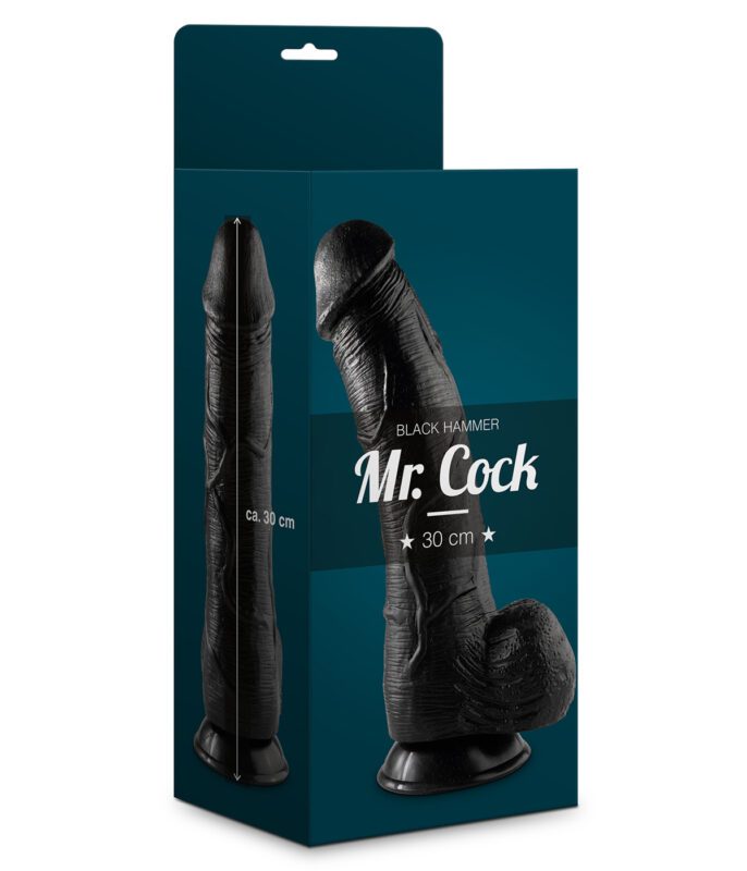 55078877 Mr Cock Black Hammer 30cm black Packshot Front scaled