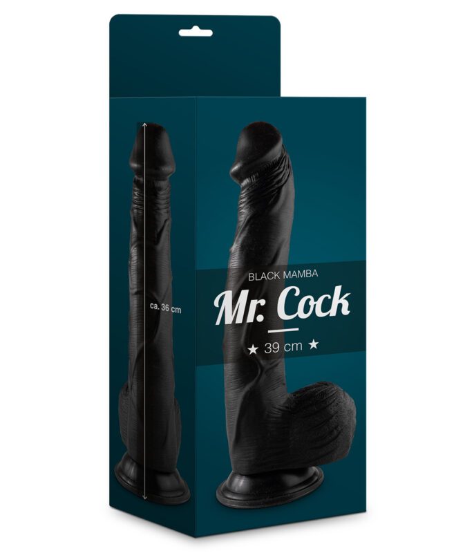 55078878 Mr Cock Black Mamba 36cm black Packshot Front scaled