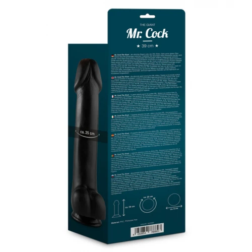 Mr. Cock Grote Dildo The Giant 39 cm Zwart - Afbeelding 3