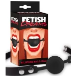 Fetish Dreams Silicone Ball Gag Zwart