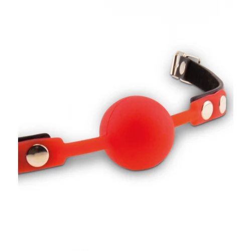 Fetish Dreams Silicone Ball Gag Rood - Afbeelding 3