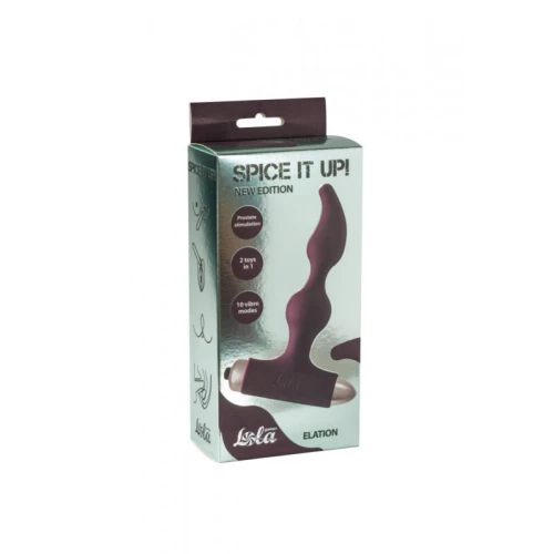 Vibrerende Buttplug Spice it up New Edition Elation Donkerrood - Afbeelding 3
