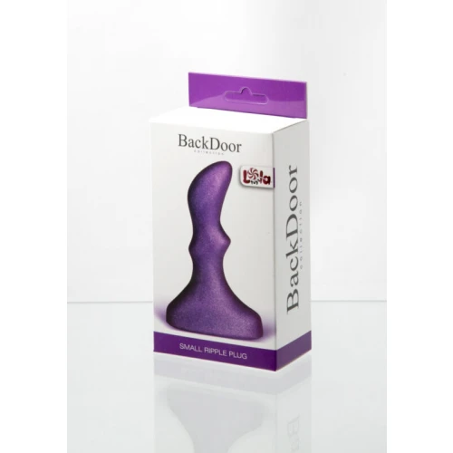 Anale Buttplug Klein Ripple Plug Paars - Afbeelding 2