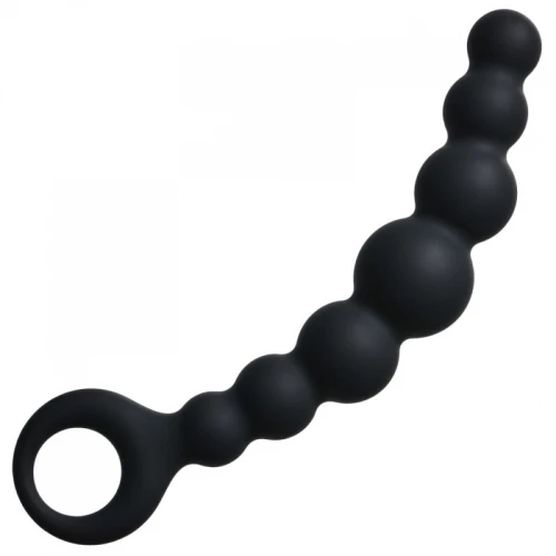 Anaal Beads Flexible Wand Zwart