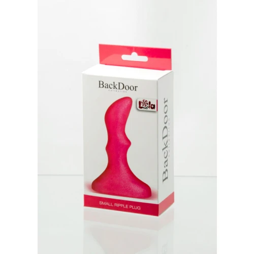 Anale Buttplug Klein Ripple Plug Roze - Afbeelding 2
