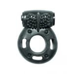 Cockring Met Vibratie Rings Axle-pin Zwart