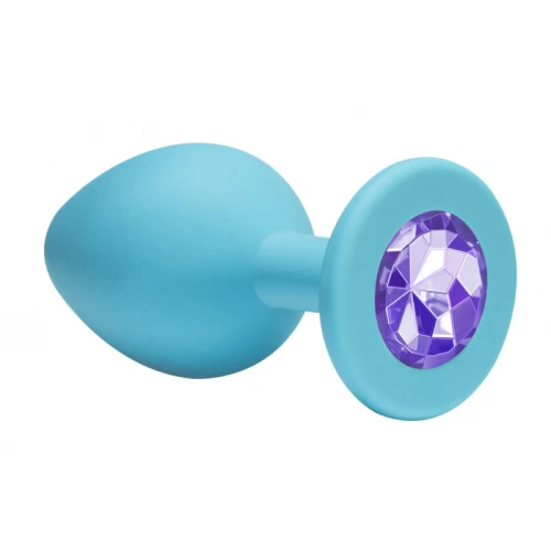 Anale Buttplug Emotions Cutie Klein Turquoise Lichtpaars Diamant