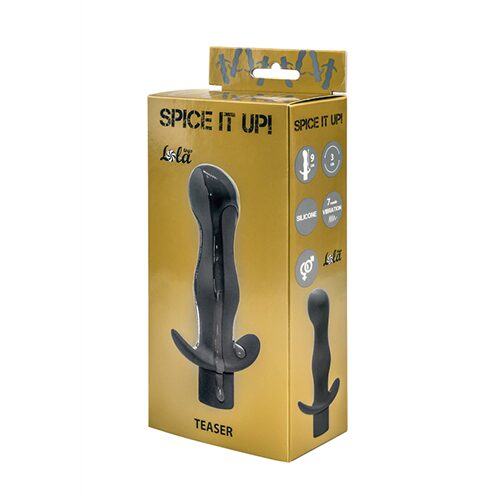 Anal plug with vibration Spice it up Satisfaction Dark Grey