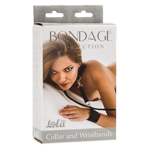 Bondage Collection Collar and Wristbands One Size 500x500 4