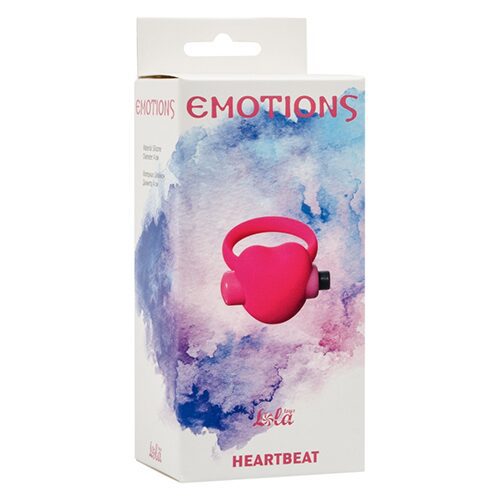 Cockring with a vibration Emotions Heartbeat pink