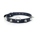 Fetish Halsband met stekels 2 cm
