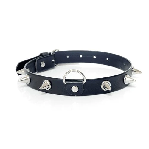 Fetish Halsband met stekels 2 cm