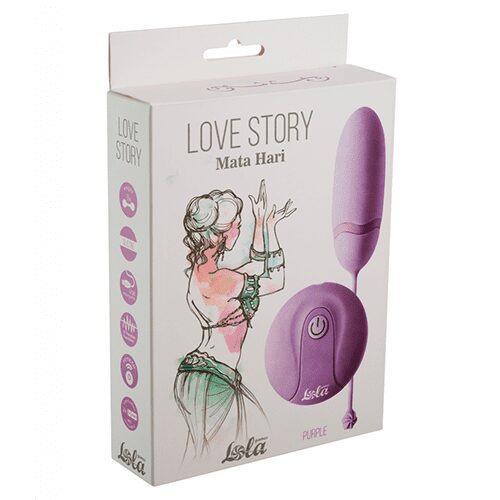 Lola Toys Love Story Vibrating Egg Mata Hari Purple