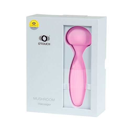 Mushroom USB Massager Pastel Pink