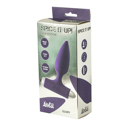 Vibrating Anal Plug Spice it up New Edition Elation Wine red