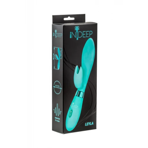 Vibrator Indeep Leyla Turquoise - Afbeelding 4