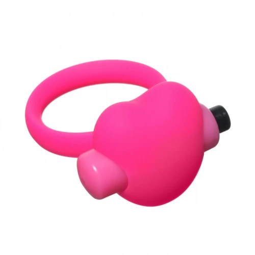 Cockring Met Vibratie Emotions Heartbeat Roze