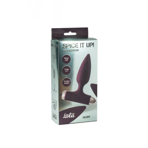 Vibrerende Buttplug Spice it up New Edition Glory Donkerrood - Afbeelding 3