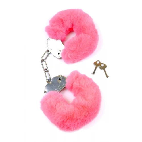 Pluche Handboeien Fetish Furry Cuffs - Roze