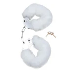 Pluche Handboeien Fetish Furry Cuffs - Wit