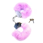 Pluche Handboeien Fetish Furry Cuffs - Paars
