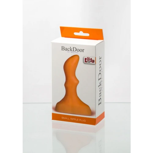 Anale Buttplug Klein Ripple Plug Oranje - Afbeelding 2