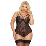 Amanda - Grote maten - Body - Zwart - XL