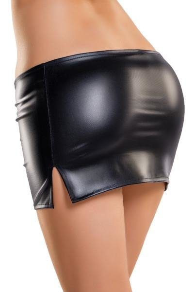 eng pl Glossy Shiny Wetlook skirt size L 156860 3