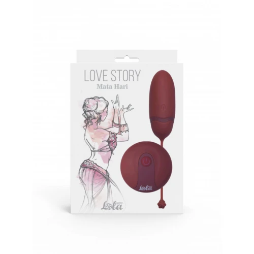 Ei met afstandsbediening Love Story Mata Hari Donkerrood - Afbeelding 3