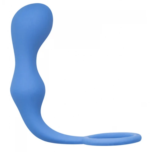 Double Pleasure Anale Buttplug Blauw - Afbeelding 3