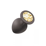Anale Buttplug Emotions Cutie Groot Zwart Goud Diamant