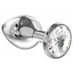 Diamond - Anale Buttplug - Transparant Sparkle Groot