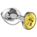 Diamond - Anale Buttplug - Geel Groot