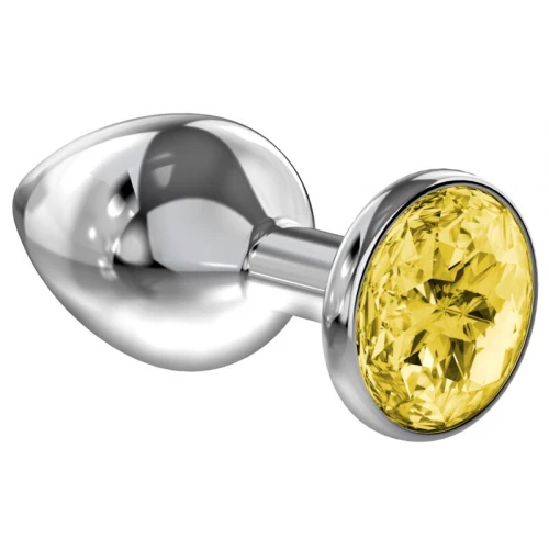 Diamond - Anale Buttplug - Geel Groot
