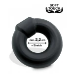 Mr. Cock Diamond Silicone Cockring - Zwart