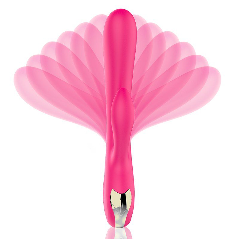 wibrator silicone vibrator usb 7 function booster heating 2