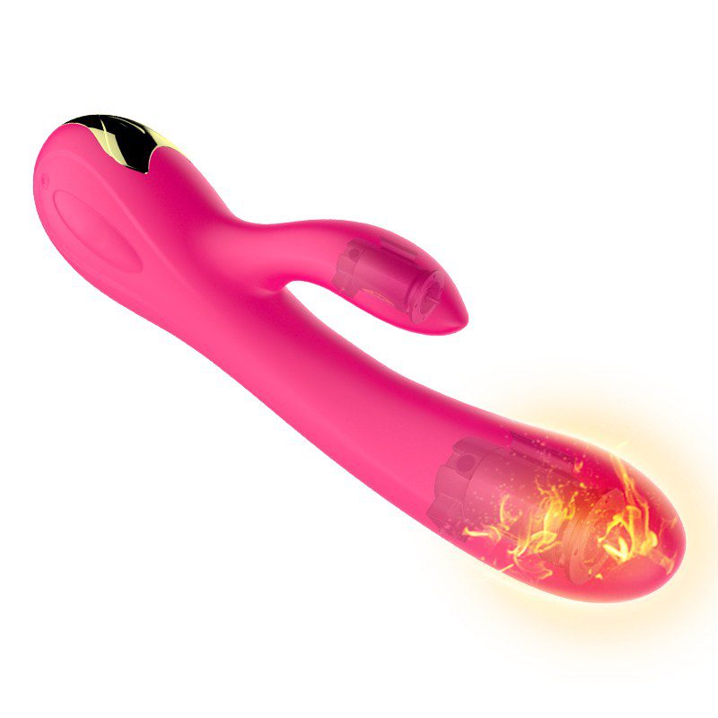 wibrator silicone vibrator usb 7 function booster heating 4