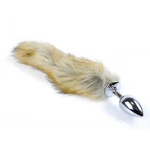 Butt Plug- Fox TAIL-  Vossen staart - Bruin -  XL