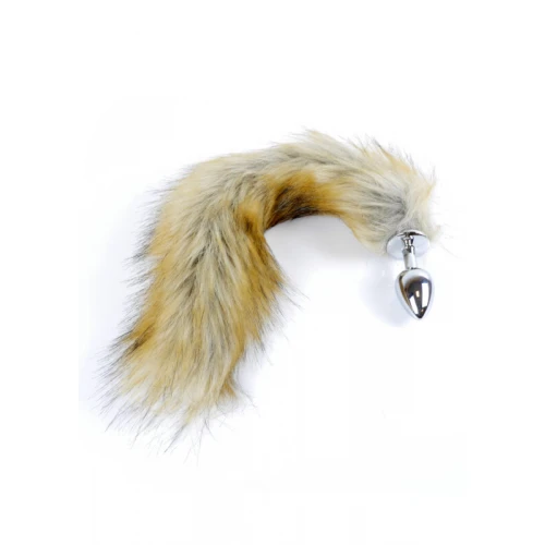 Butt Plug- Fox TAIL-  Vossen staart - Bruin -  XL - Afbeelding 4